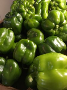Fresh Produce including Green Peppers